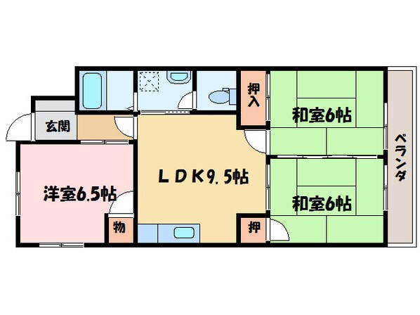 リバティーイトウの物件間取画像